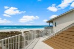 View from Second floor-with steps down to the pool